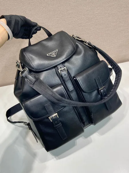 Prada Leather Backpack — Black product photo
