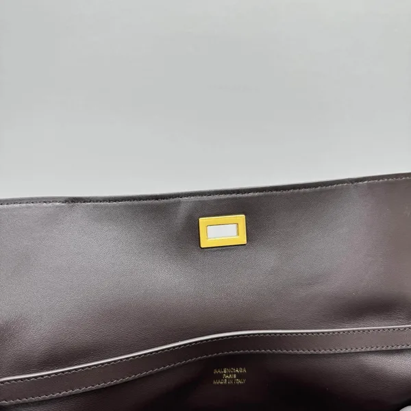 Balenciaga Rodeo Medium Bag in Chocolate Calfskin product view 9