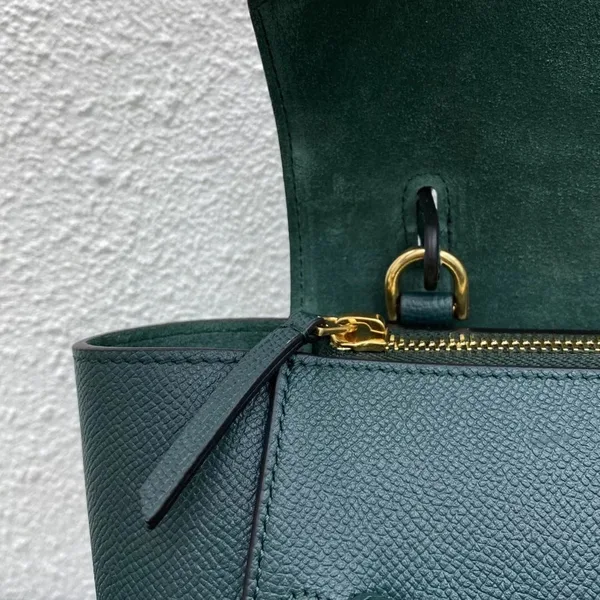 Celine Belt Nano Bag In Amazone Grained Calfskin product view 3
