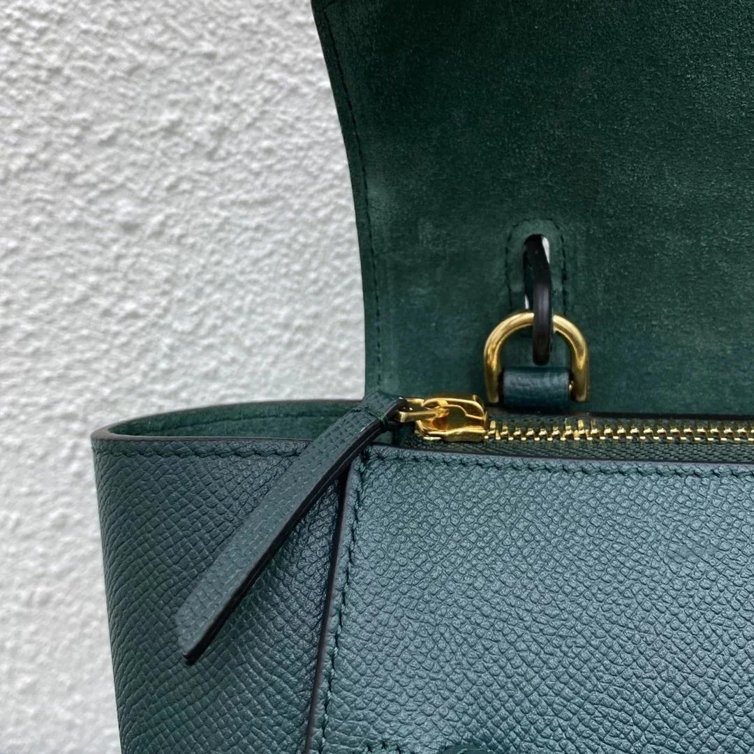 Celine Belt Nano Bag In Amazone Grained Calfskin product view 3