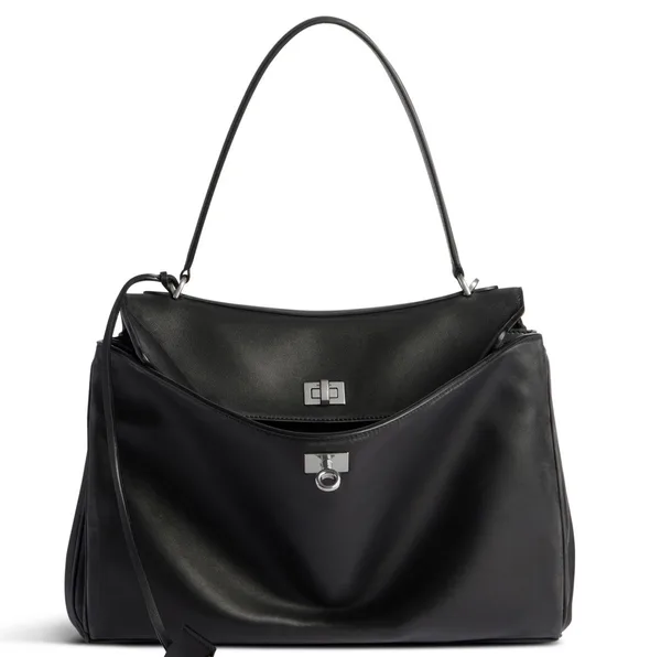 Balenciaga Rodeo Medium Bag in Noir Calfskin product photo