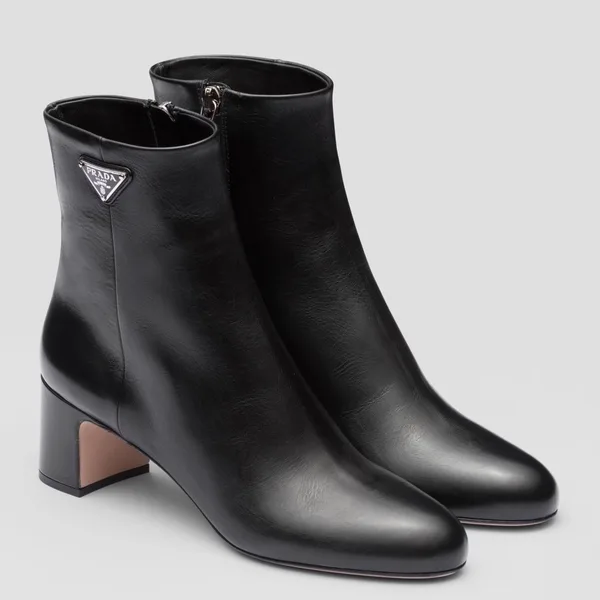 Prada Ankle Boots 55mm in Black Leather product photo