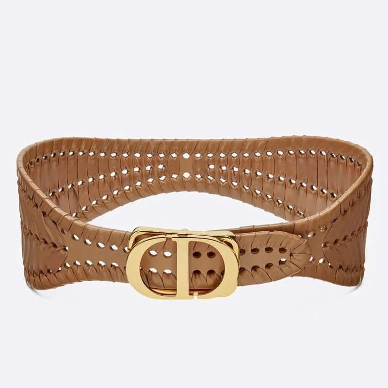 Dior 30 Montaigne 40MM Belt In Camel Calfskin product view 1