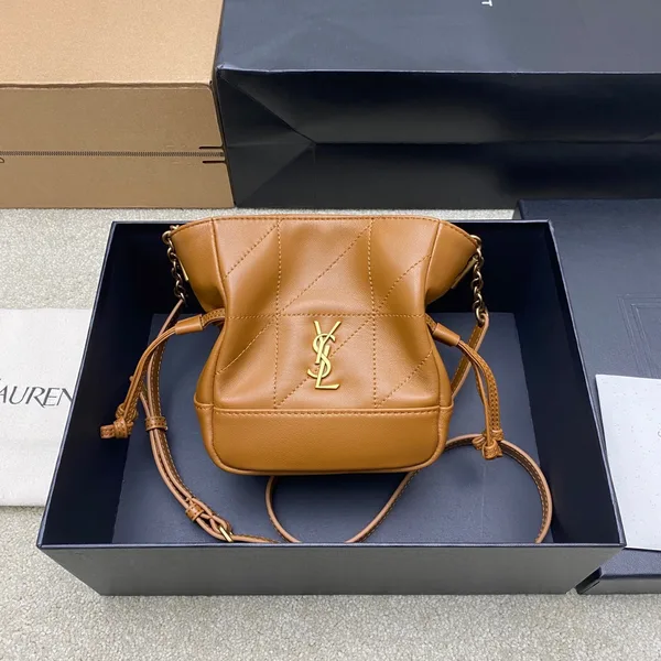 Saint Laurent Jamie Mini Shoulder Pouch — Tan product photo