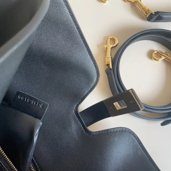 Celine Medium Camille 16 Soft Bag In Smooth Calfskin — Black product view 8