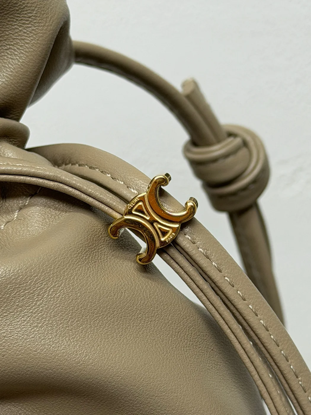 Celine Small Crystal Pouch — Taupe product view 7