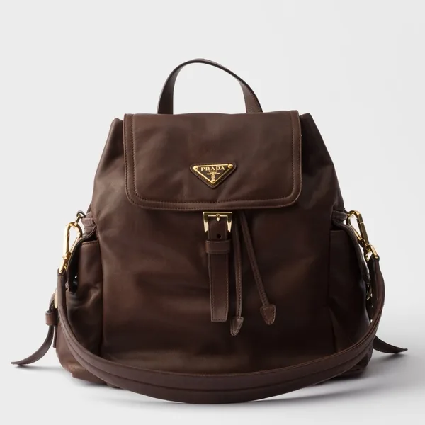 Prada Explore Medium Backpack in Sienna Nappa Leather product photo