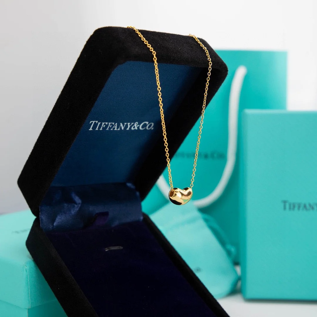 Tiffany & Co. Bean Pendant Necklace Gold-Tone product view 2