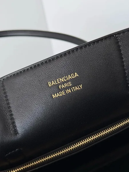 Balenciaga Bel Air Carry All Medium Bag in Black Calfskin product view 6