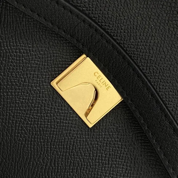 Celine Belt Mini Bag In Black Grained Calfskin product view 12