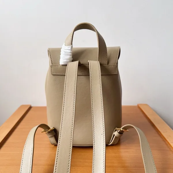 Celine Bonnie Backpack in Nude Calfskin product view 4