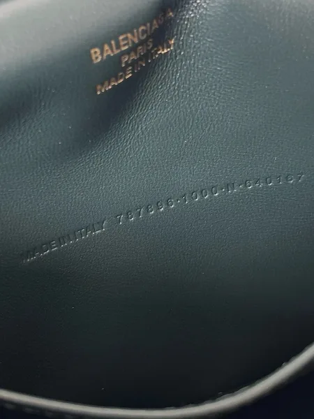 Balenciaga Rodeo Mini Bag in Dark Green Calfskin product view 4