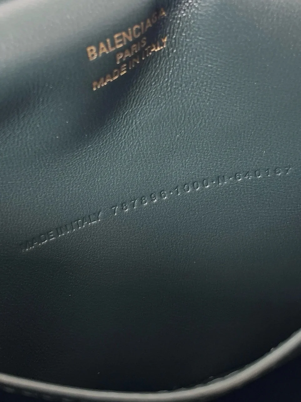 Balenciaga Rodeo Mini Bag in Dark Green Calfskin product view 4