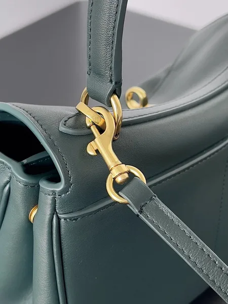 Balenciaga Rodeo Mini Bag in Dark Green Calfskin product view 7
