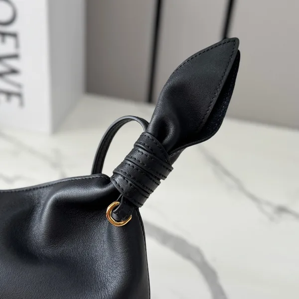 Loewe Mini Scarf Bag — Black product view 7