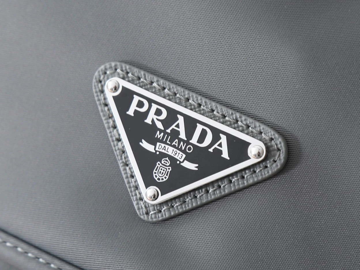 Prada Backpack in Mercury Gray Re-Nylon product view 5