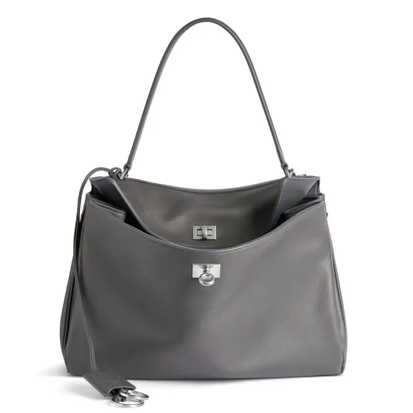 Balenciaga Rodeo Medium Bag in Grey Calfskin product photo