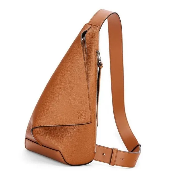 Loewe Anton Sling Bag in Brown Grained Calfskin product photo