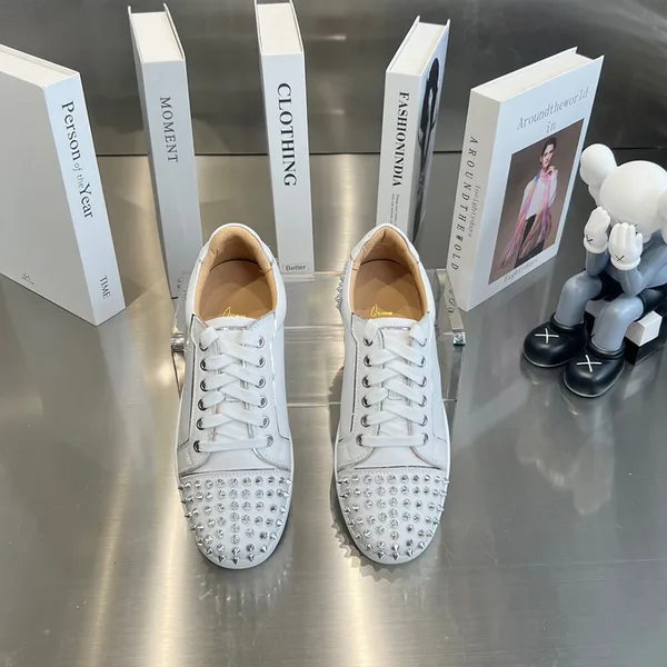 Christian Louboutin Vieira 2 Studded Sneakers White product view 3