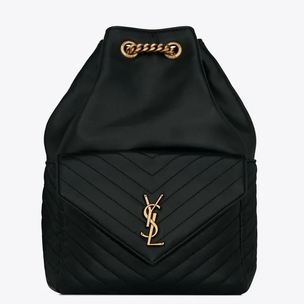Saint Laurent Joe Backpack In Black Quilted Lambskin product photo