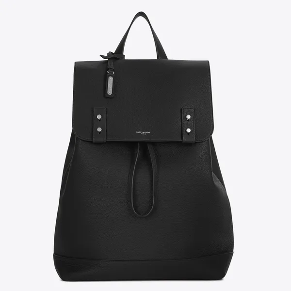 Saint Laurent Sac De Jour Backpack In Black Grained Leather product photo