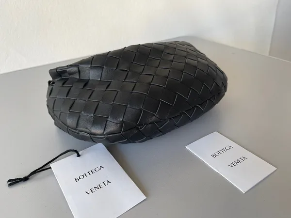 Bottega Veneta BV Jodie Mini Bag In Black Intrecciato Lambskin product view 2