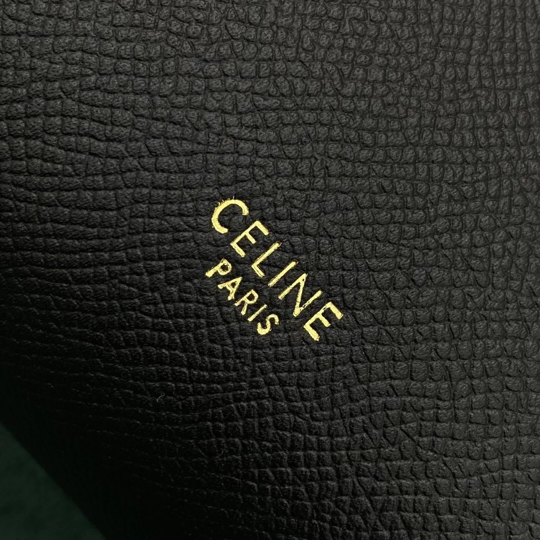 Celine Belt Mini Bag In Black Grained Calfskin product view 8