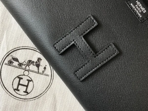 Hermes Jige Elan 29 Clutch Bag In Black Epsom Leather product view 5