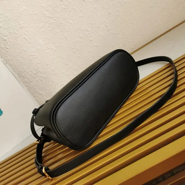 Prada Small Handbag in Black Leather with Belt product view 4