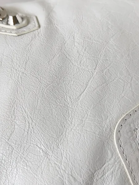 Balenciaga Le City Medium Bag in White Arena Lambskin product view 5