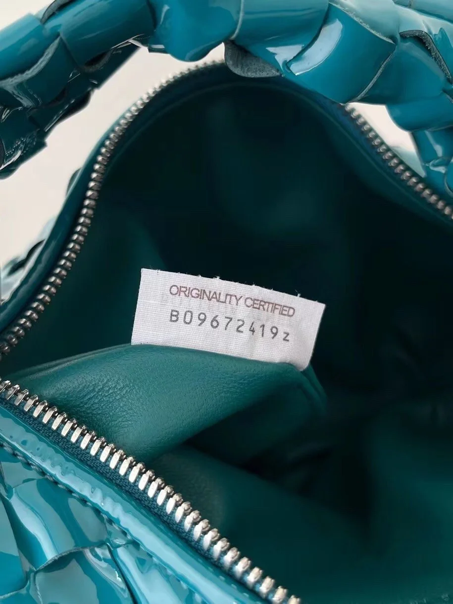 Bottega Veneta BV Jodie Mini Bag In Blaster Intrecciato Patent Leather product view 7