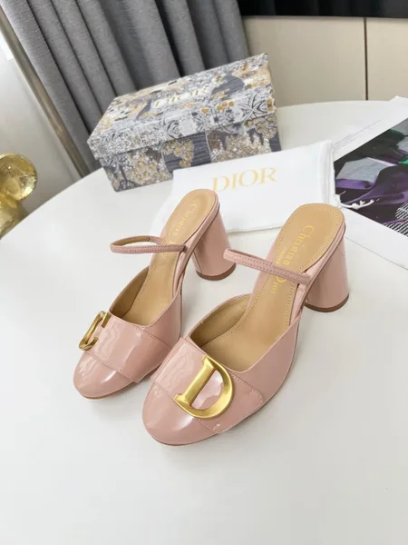Dior C’est Slingback Pumps 80MM in Nude Patent Calfskin product view 4