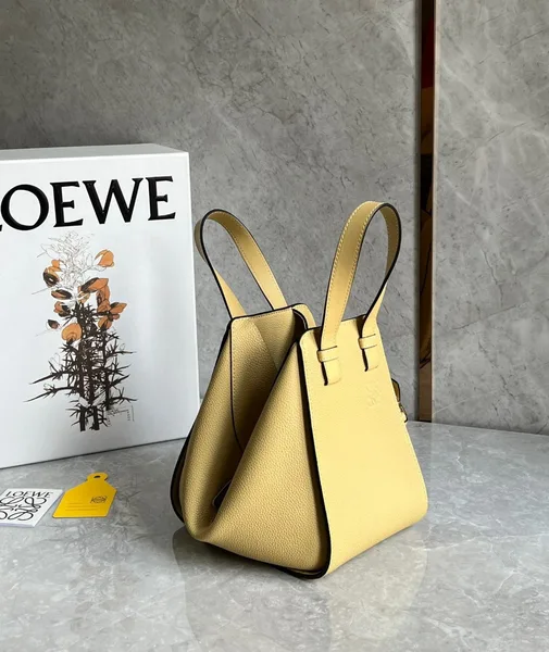 Loewe Compact Hammock Bag in Dark Butter Grained Calfskin product view 8