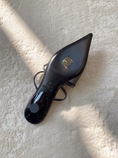 Valentino Rockstud Wispy Mules in Black Leather product view 6