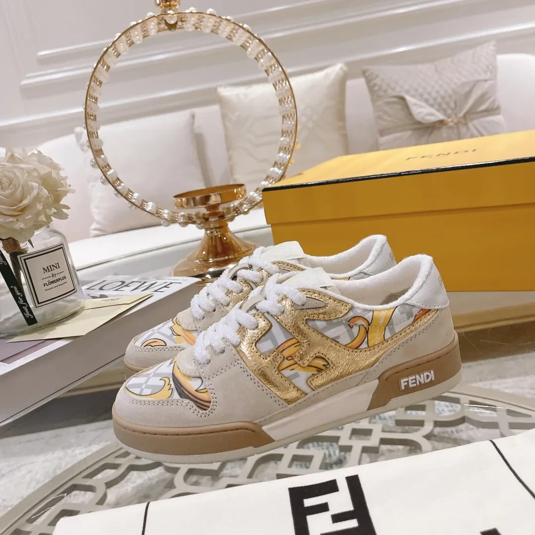 Fendi Match 2024 Sneakers Beige Classic product view 1