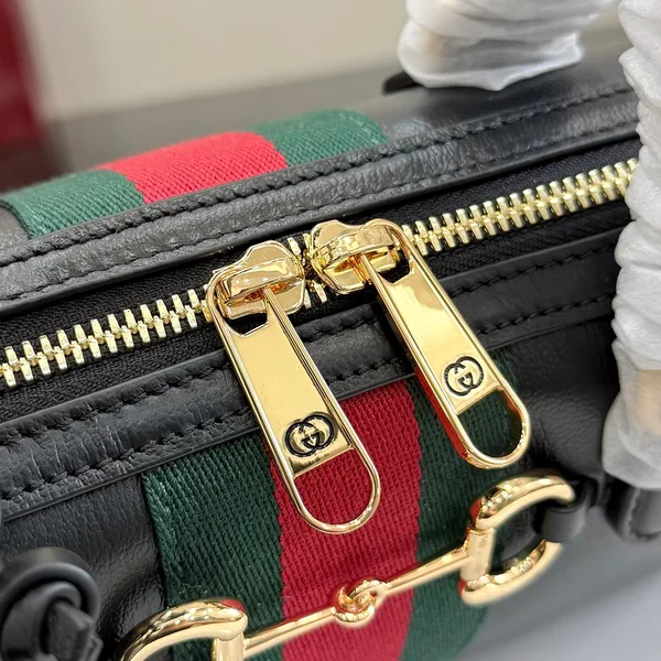Gucci Borsetto Medium Boston Bag — Black product view 7
