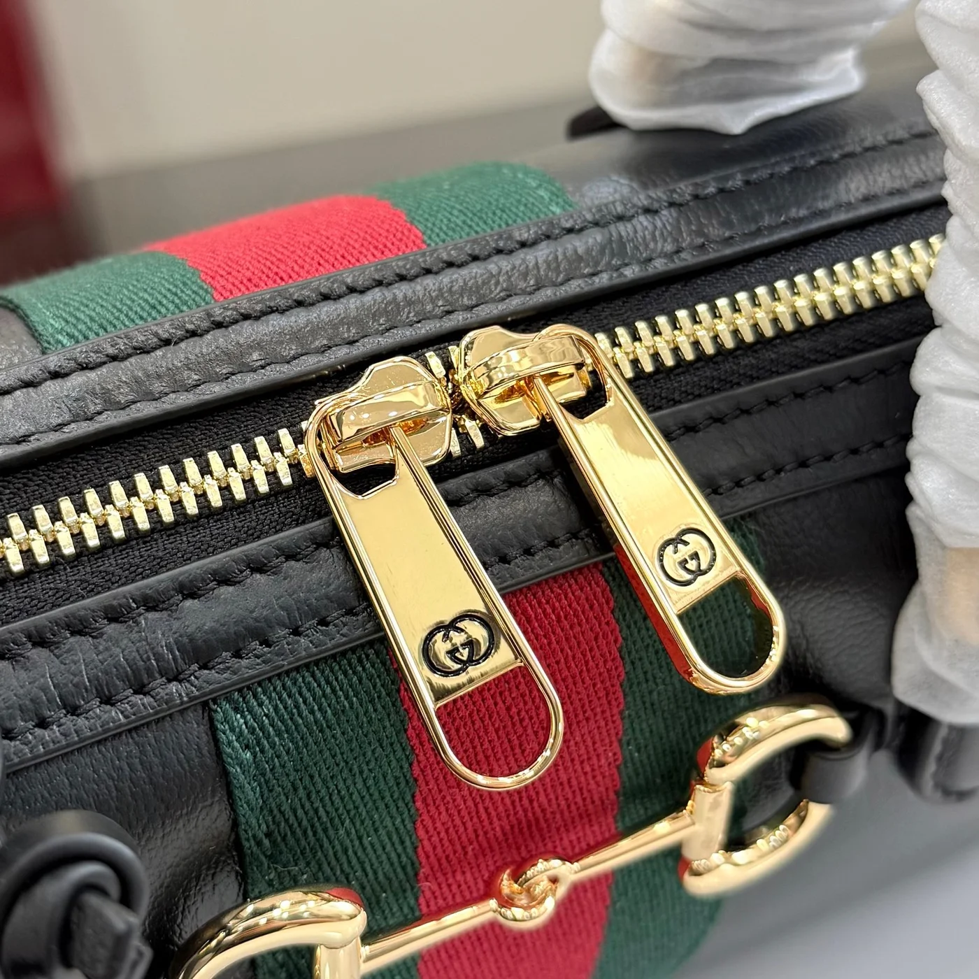 Gucci Borsetto Medium Boston Bag — Black product view 7