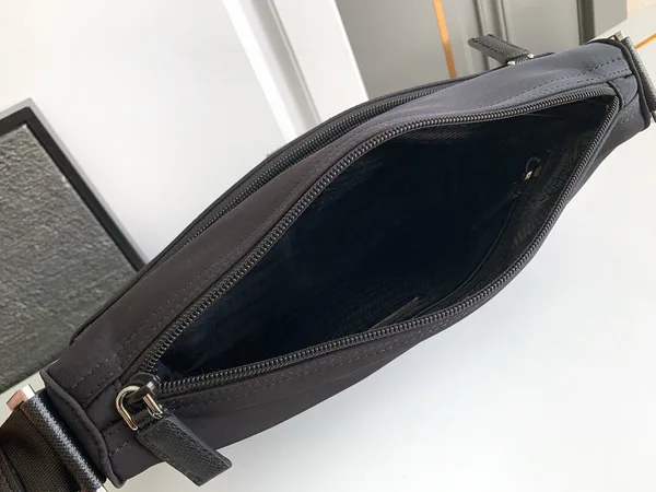 Prada Crossbody Bag in Black Re-Nylon product view 3
