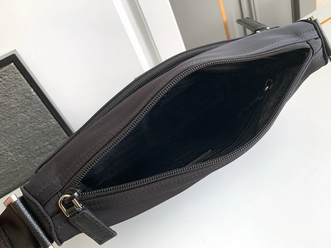 Prada Crossbody Bag in Black Re-Nylon product view 3