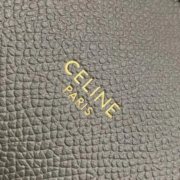 Celine Belt Mini Bag In Grey Grained Calfskin product view 4