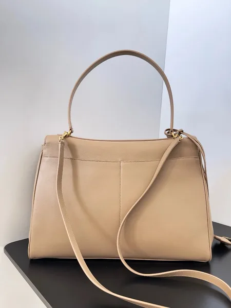 Balenciaga Rodeo Large Bag in Latte Calfskin product view 7