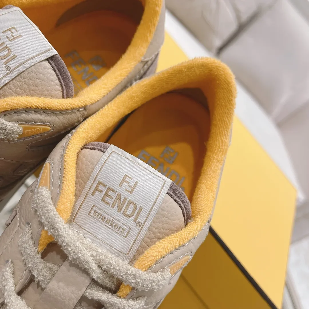 Fendi Match 2024 Sneakers Beige Yellow product view 7