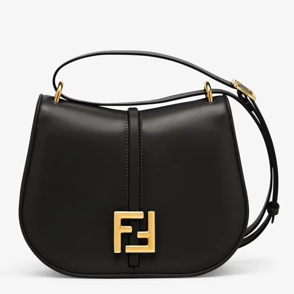 Fendi C’mon Medium Bag in Black Calfskin product photo