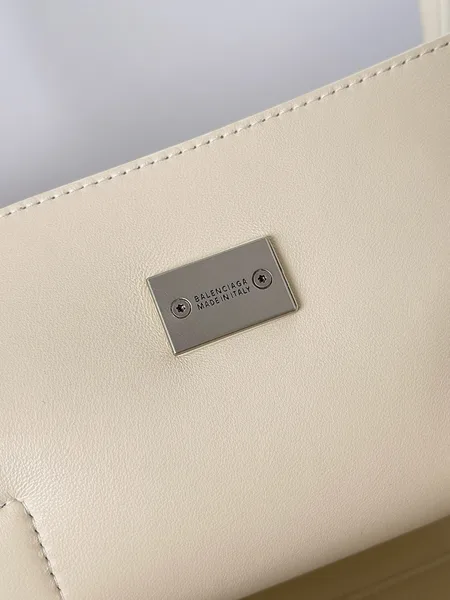 Balenciaga Bel Air Carry All Medium Bag in Beige Calfskin product view 9