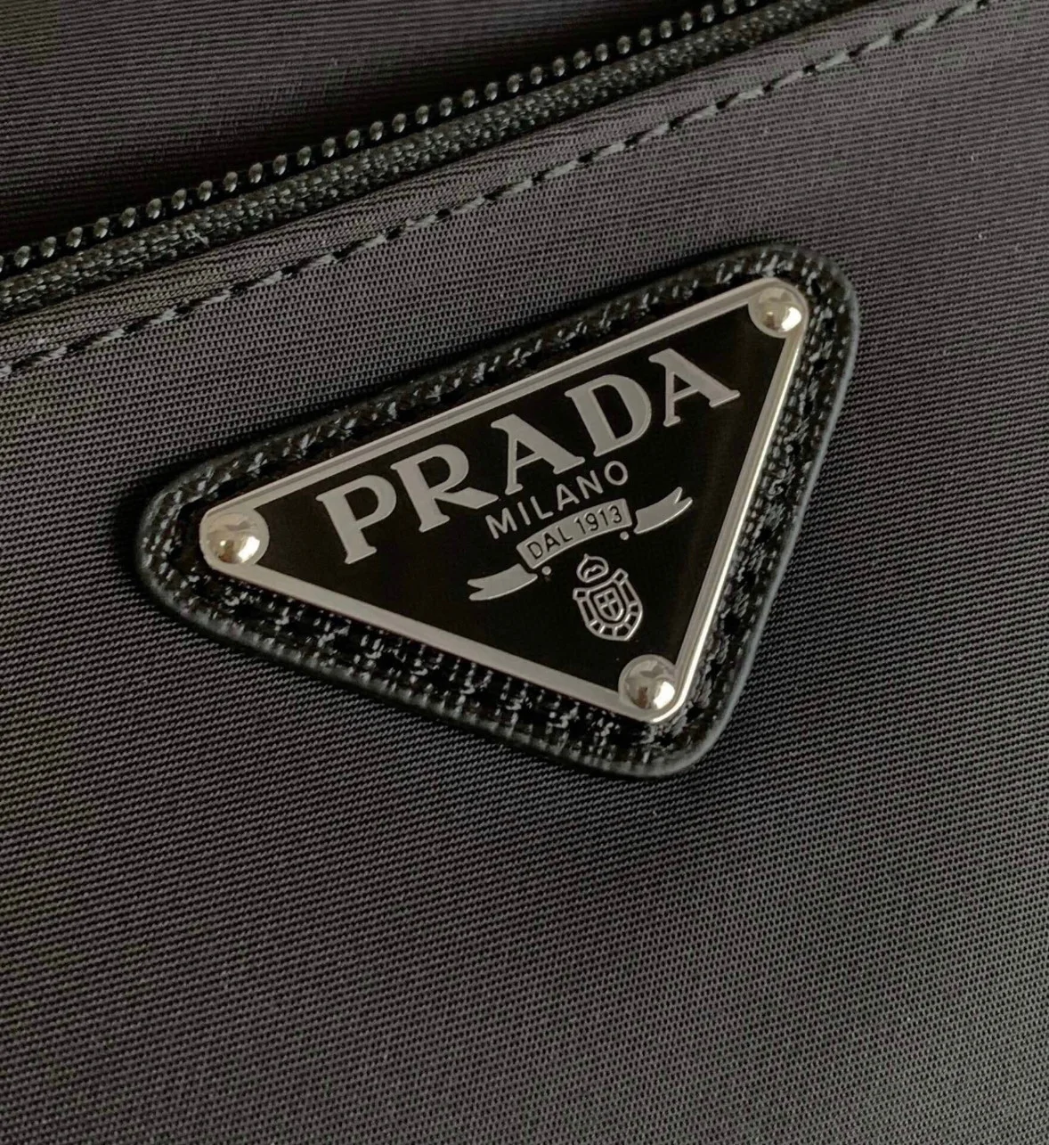 Prada Crossbody Bag in Black Re-Nylon product view 6