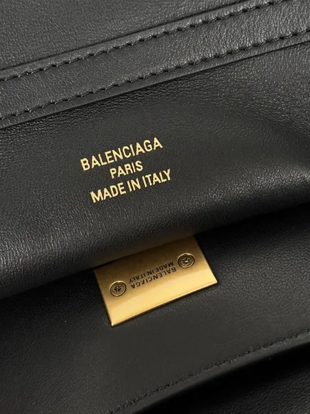 Balenciaga Rodeo Large Bag in Black Calfskin product view 4