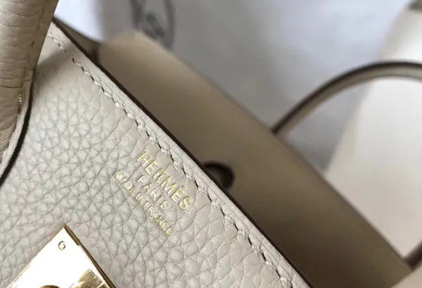 Hermes Birkin 25 Bag In Beton Clemence Leather with GHW product view 8