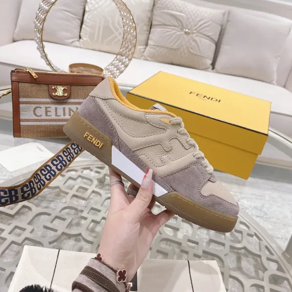Fendi Match 2024 Sneakers Beige Yellow product view 5