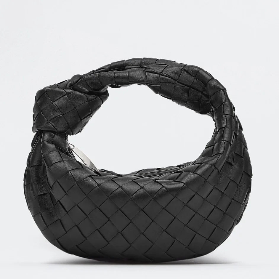 Bottega Veneta BV Jodie Mini Bag In Black Intrecciato Lambskin product view 1