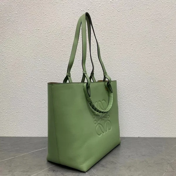 Loewe Anagram Medium Tote Bag In Rosemary Calfskin product view 5